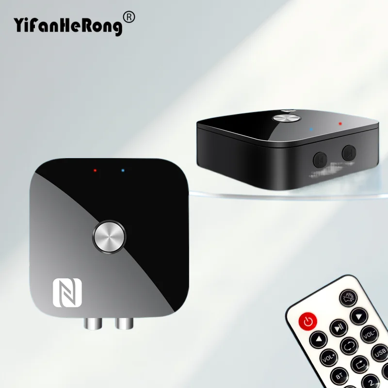 Transmission Jack Adapter - NFC Bluetooth-compatible 5.3 Audio Receiver Wireless