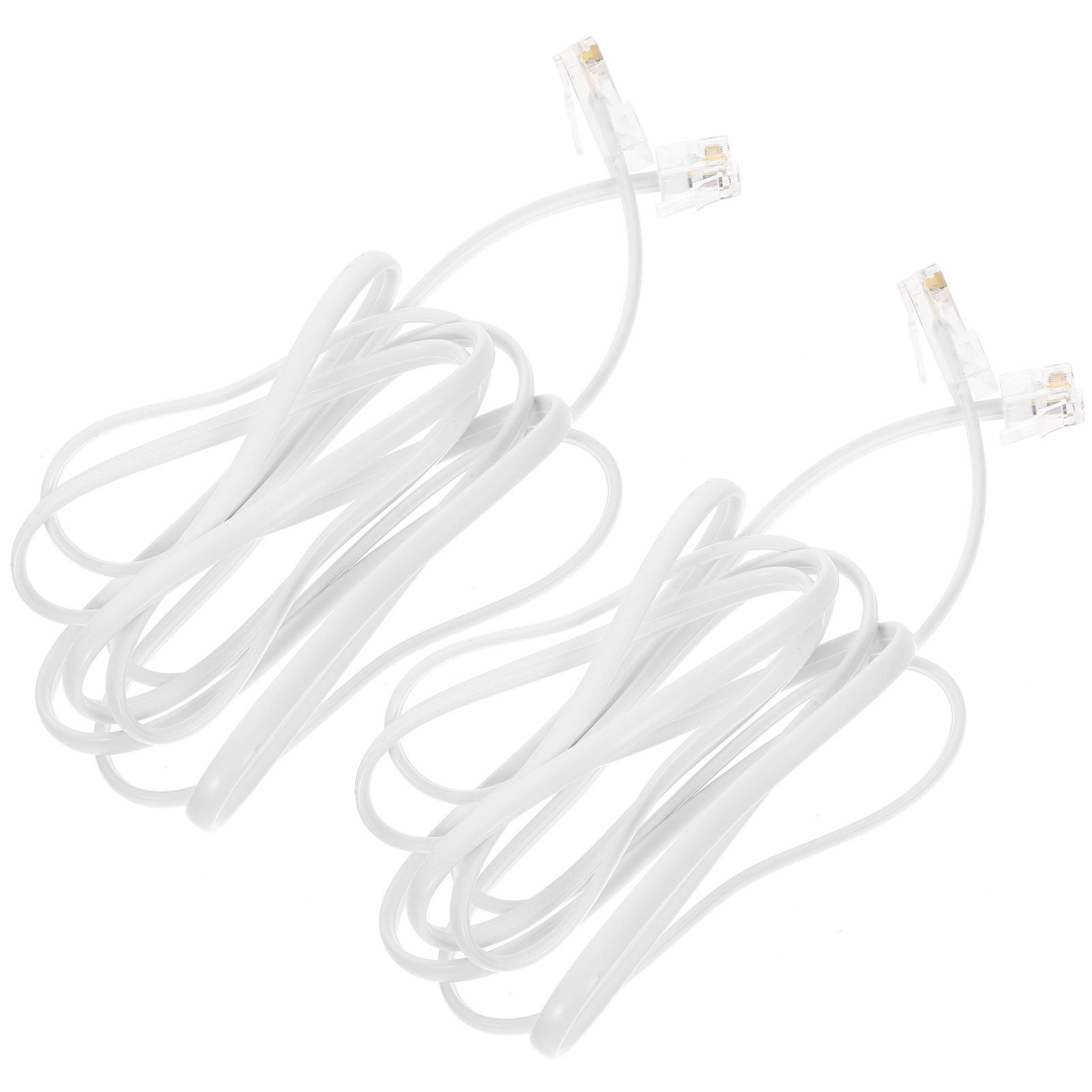 Transmission Jack Adapter - 2Pcs Rj11 to Rj45 Adapter Telephone