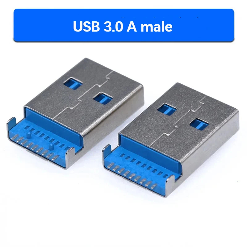 Transmission Jack Adapter - 10PCS USB 3.0 A Type Male