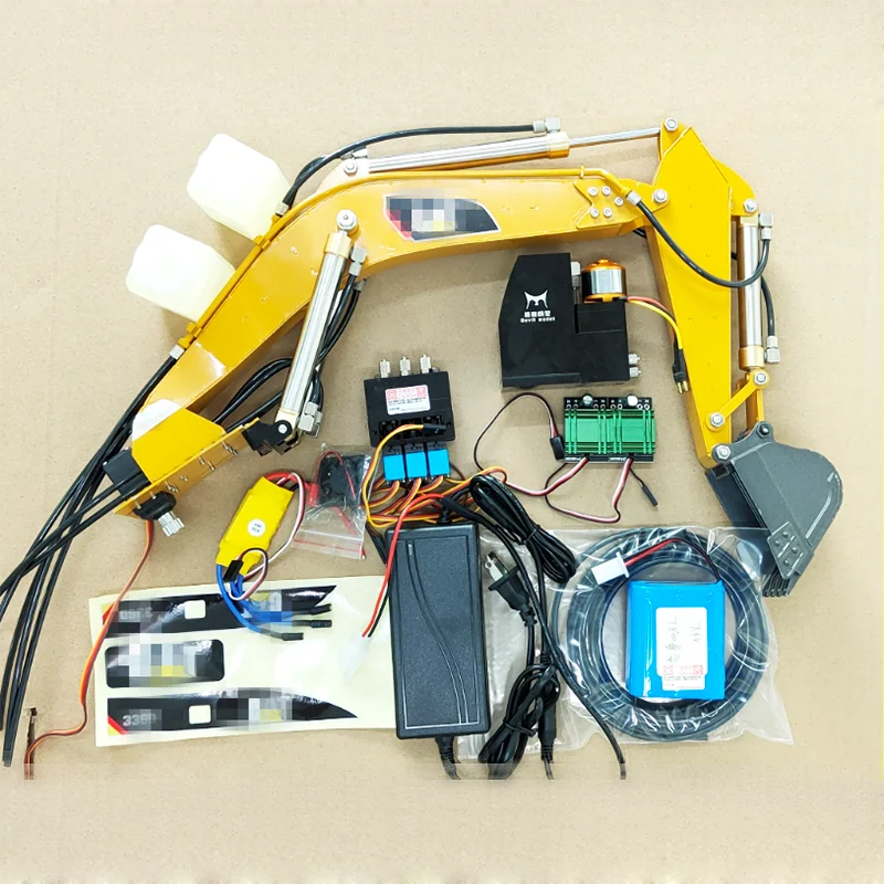 Engine Hoist Crane - RC Excavator Metal Hydraulic Machine Arm