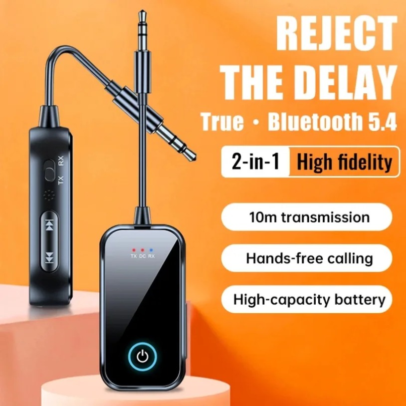 Transmission Jack Adapter - Wireless Audio Adapter Bluetooth 5.4 TX