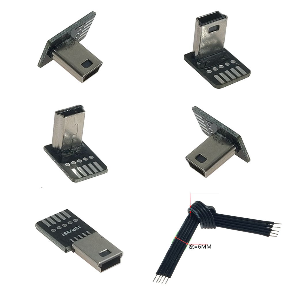Transmission Jack Adapter - 2PCS DIY mini USB 2.0 Male