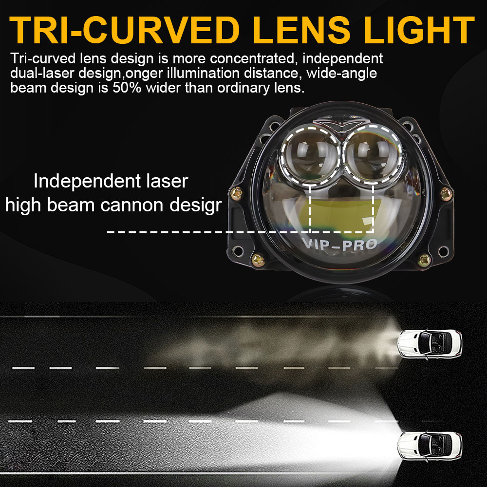 3Inch Bi LED Laser Projector H - Headlight Aiming Tool review and price