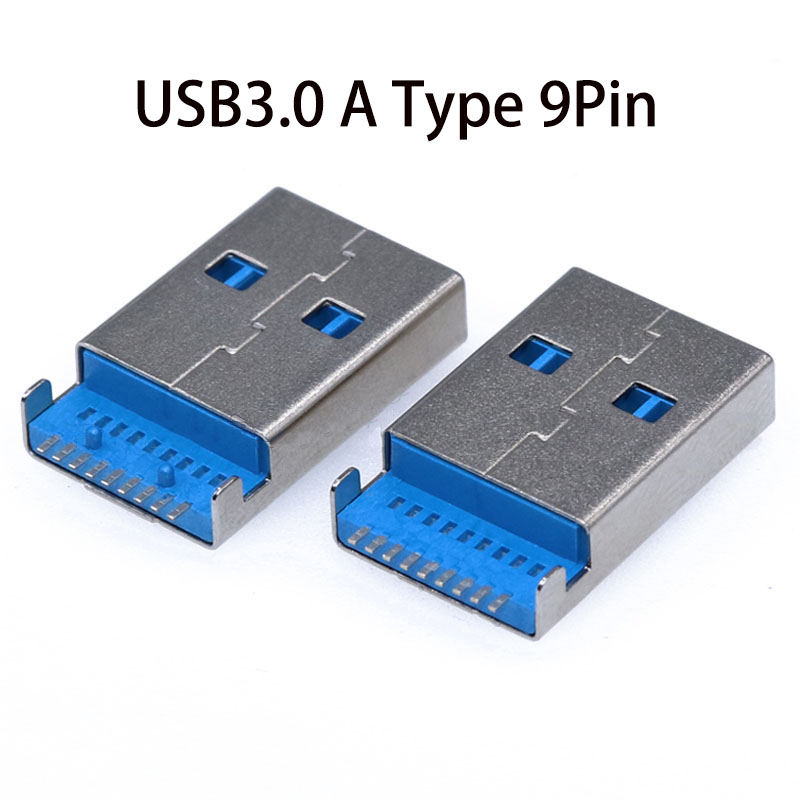 10PCS USB 3.0 A Type Male Plug - Transmission Jack Adapter review and price