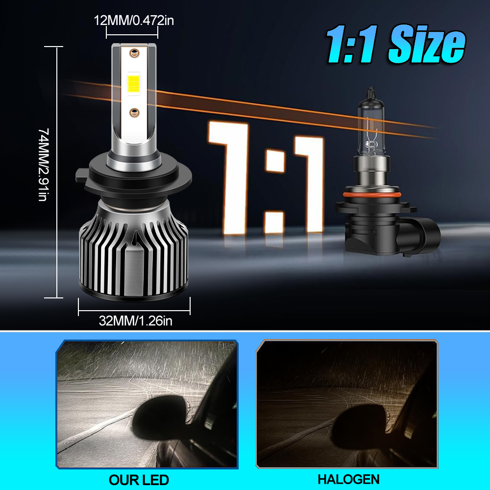 9012 HIR2 LED Headlight 120W 2 - Headlight Aiming Tool review and price