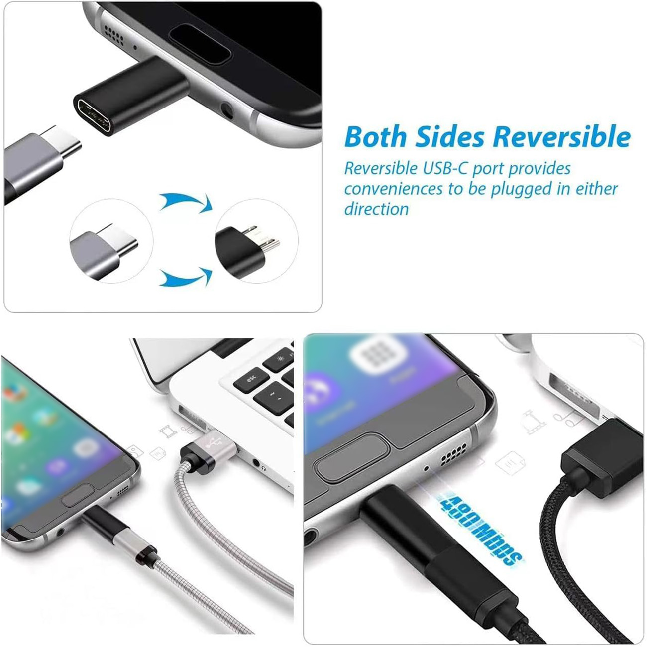 USB Type C Female to Micro USB - Transmission Jack Adapter review and price