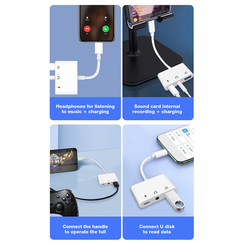 3 in 1 Lightning to USB 3.0 Ch - Transmission Jack Adapter review and price