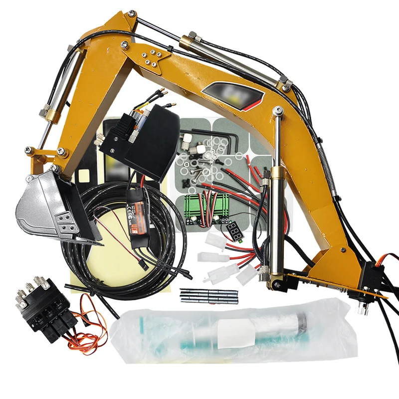 RC Excavator Metal Hydraulic M - Engine Hoist Crane review and price