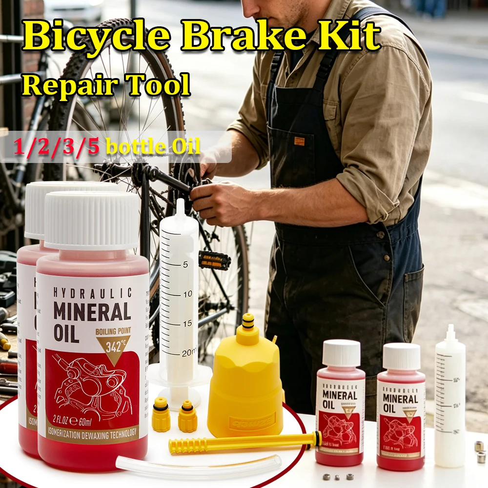 Bicycle Brake Mineral Oil 60ML - Brake Bleeder Kit review and price