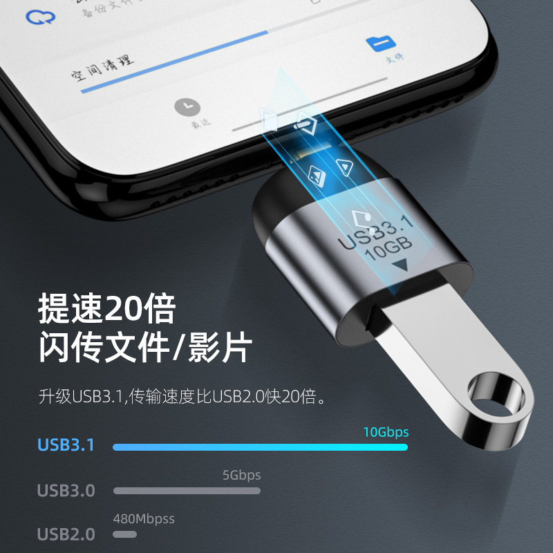 For TYPE-C to USB3.1 female in - Transmission Jack Adapter review and price